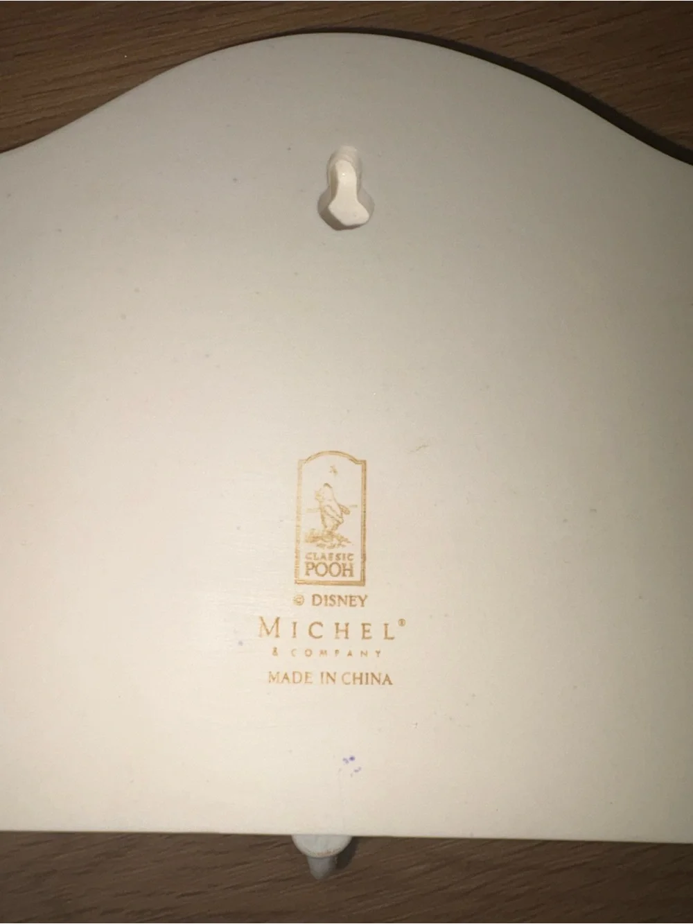 🍯 90s Winnie the Pooh 3 Hook Plaque Michel & Company Disney Nursery Collection